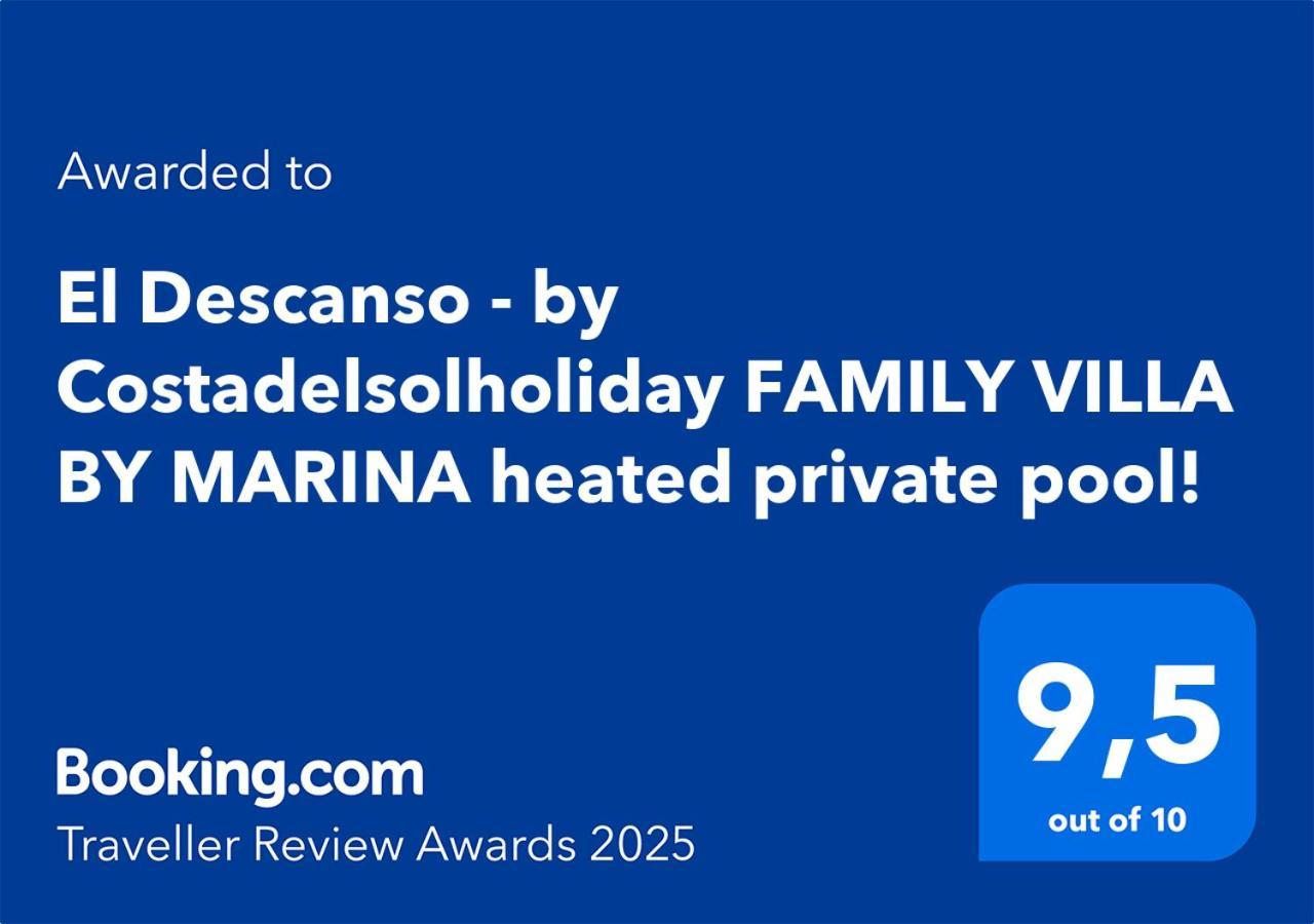 El Descanso - By Costadelsolholiday Family Villa By Marina Heated Private Pool! 베날마데나코스타 외부 사진